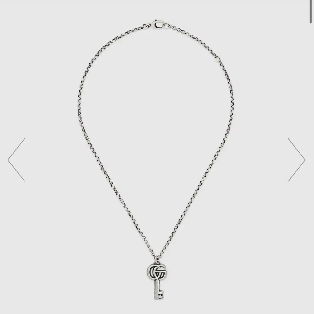 Gucci Double G key necklace